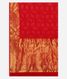 Red Bandhani Gajji Silk Saree T2503144