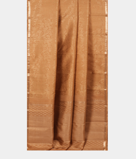 Beige Handwoven Kanjivaram Silk Saree T1796872