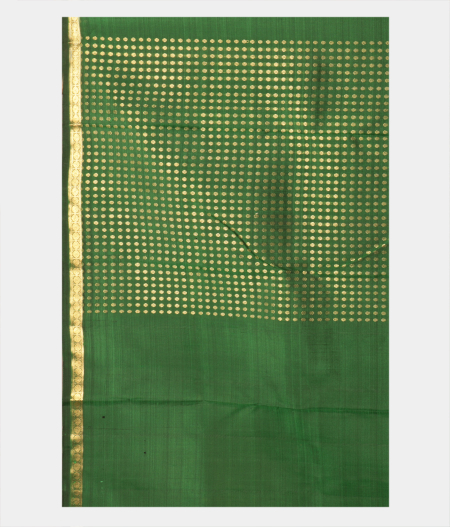 Green Handwoven Kanjivaram Silk Saree T1341073