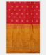 Pinkish Orange Handwoven Kanjivaram Silk Saree T2432194