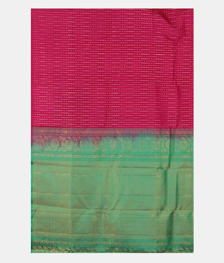 Pink Handwoven Kanjivaram Silk Saree T2019504
