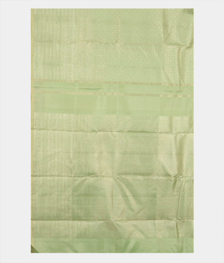 Mint Green Handwoven Kanjivaram Silk Saree T2437514