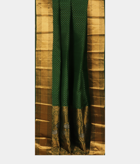 Green Handwoven Kanjivaram Silk Saree T2507232