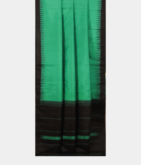 Green Handwoven Kanjivaram Silk Saree T2440282