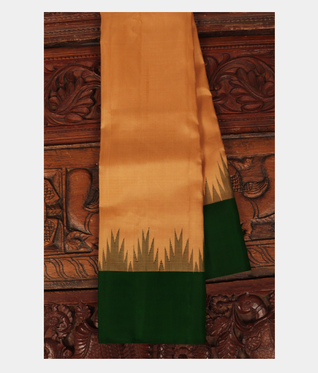 Beige Handwoven Kanjivaram Silk Saree T243983-image