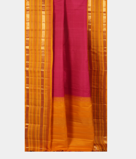 Pink Handwoven Kanjivaram Silk Saree T2300932