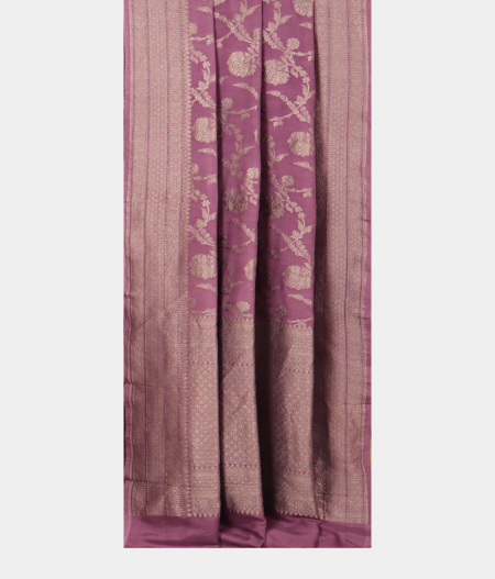 Lavender Banaras Silk Saree T2510932