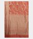 Peach Banaras Silk Saree T2511064
