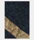 Dark Blue Bandhani Gajji Silk Saree T2503071