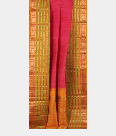 Pink Handwoven Kanjivaram Silk Saree T2515922