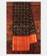 Black Handwoven Kanjivaram Silk Saree T2500461
