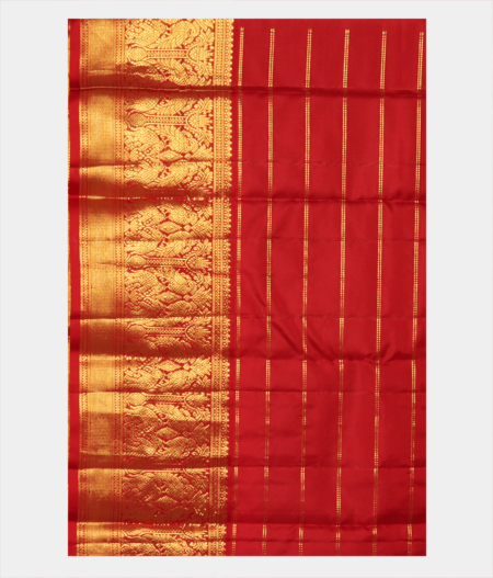 Black Handwoven Kanjivaram Silk Saree T2500463