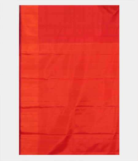 Red Handwoven Kanjivaram Silk Saree T2097494