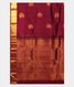 Burgundy Handwoven Kanjivaram Silk Saree T2440774