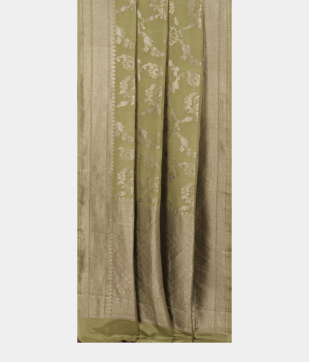 Green Banaras Silk Saree T2510842
