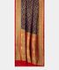 Navy Blue Banaras Georgette Silk Saree with Paithani Border T2525862