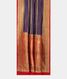 Blue Banaras Georgette Silk Saree with Paithani Border T2525832