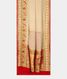 Off-White Banaras Georgette Silk Saree with Paithani Border T2525932