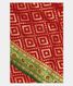 Red Banaras Georgette Silk Saree with Paithani Border T252580-image