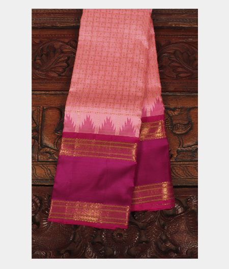 Pink Handwoven Kanjivaram Silk Saree T238787-image