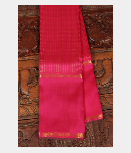 Magenta Handwoven Kanjivaram Silk Saree T230593-image