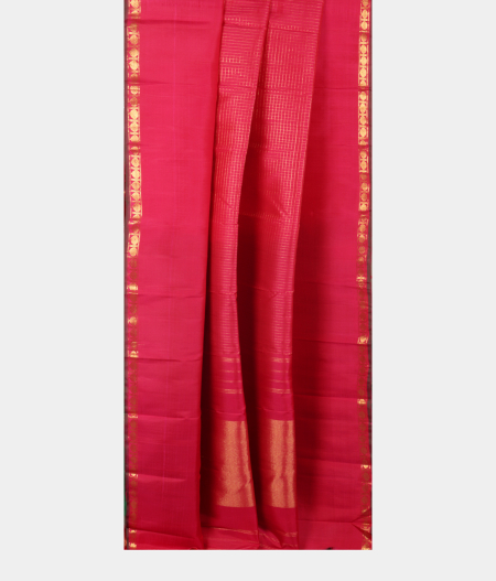 Magenta Handwoven Kanjivaram Silk Saree T2305932