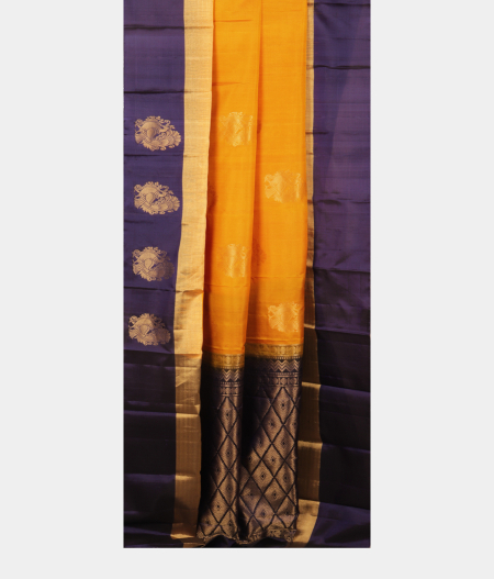 Yellow Soft Silk Saree T2425072