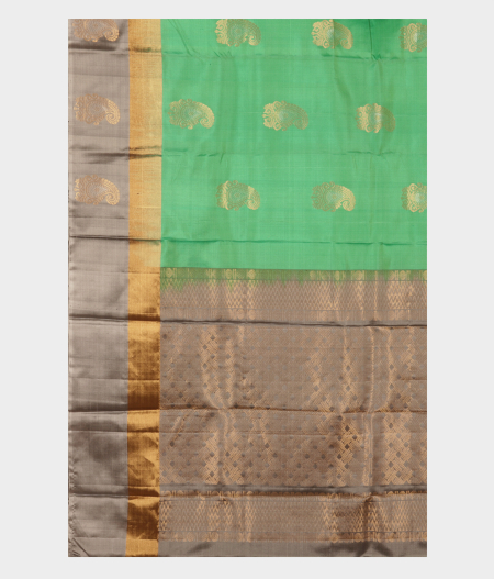 Aqua Green Soft Silk Saree T2201904