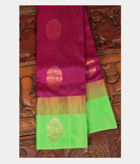 Purple Soft Silk Saree T242548-image