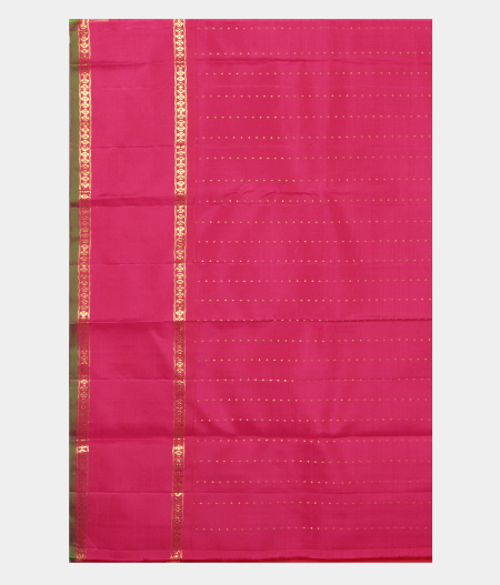 Pinkish Orange Handwoven Kanjivaram Silk Saree  T2516523