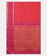 Pinkish Orange Handwoven Kanjivaram Silk Saree  T2516524