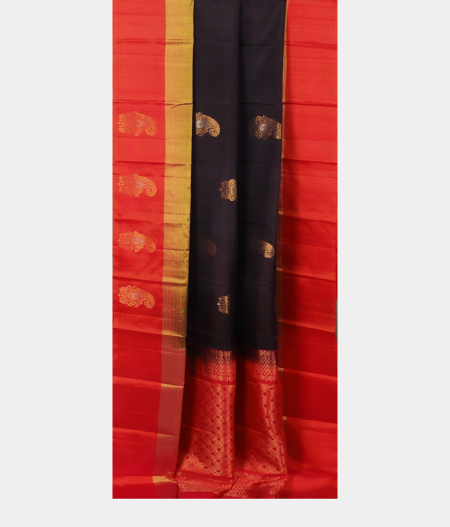  Midnight Blue Soft Silk Saree T2423302