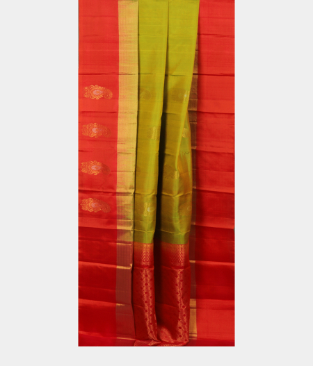 Light Green Soft Silk Saree T2423322