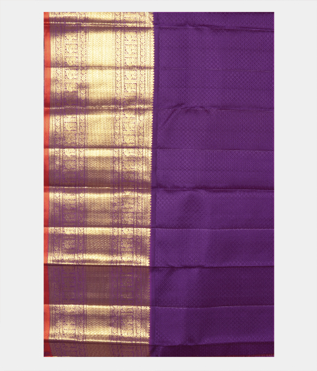 Peach Handwoven Kanjivaram Silk Saree T2058833