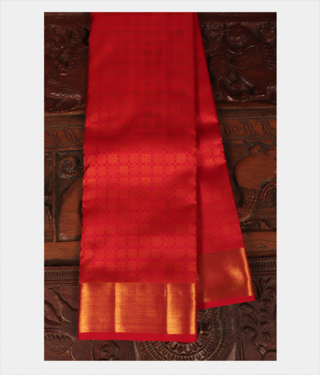 Red Handwoven Kanjivaram Silk Saree T243504-image