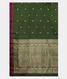 Green Handwoven Kanjivaram Silk Saree T2527294