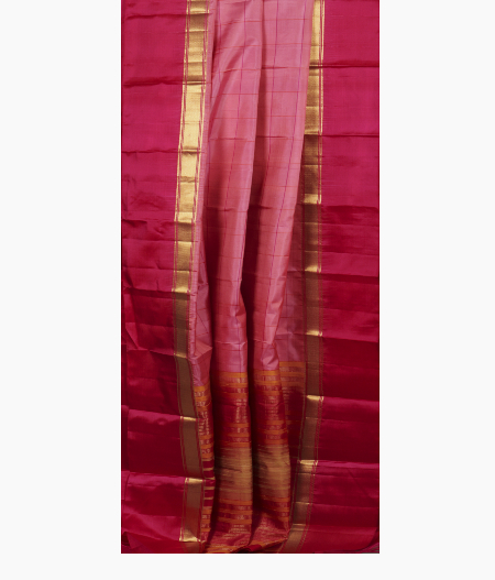 Pink Soft Silk Saree T2436922