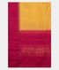Yellow and White Handwoven Kanjivaram Silk Saree T2440143