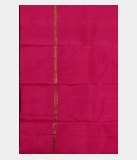 Yellow and White Handwoven Kanjivaram Silk Saree T2440144