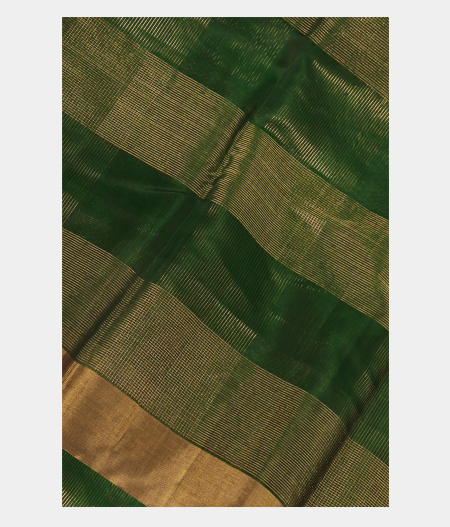 Green Silk Cotton Saree T242258-image