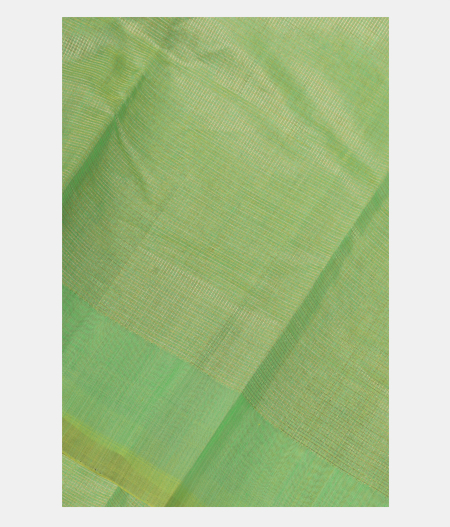 Green Silk Cotton Saree T242246-image