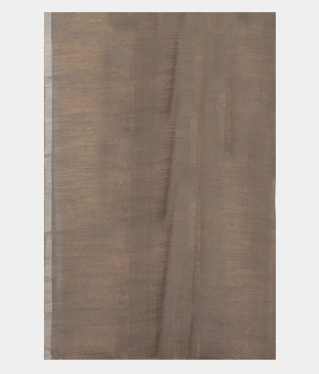 Grey Woven Organza Saree T2527823