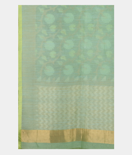 Green Woven Organza Saree T2528313