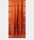 Orangish Rust Silk Cotton Saree T2422542