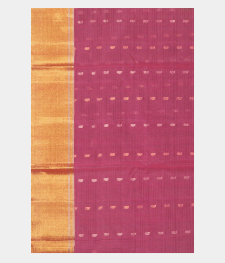 Peacock Blue Silk Cotton Saree T2430813