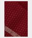 Maroon Woven Raw Silk Saree T2402981
