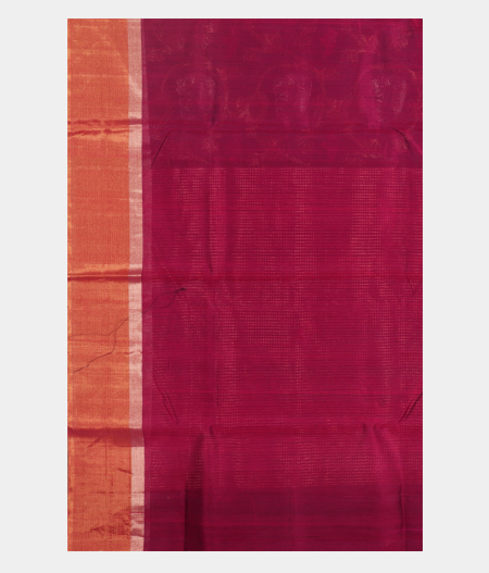 Blue Chanderi Silk Saree T2269303