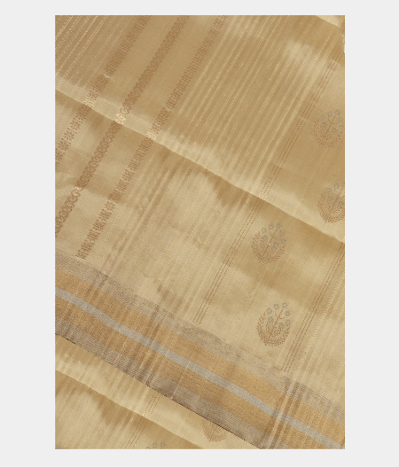 Cream Soft Silk Saree T244221-image