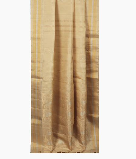 Cream Soft Silk Saree T2442212
