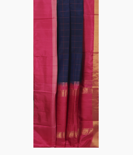 Blue Soft Silk Saree T1762912